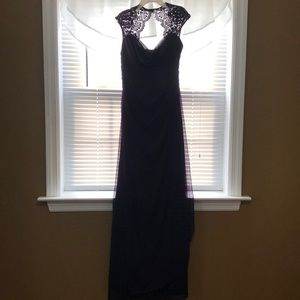 Deep Purple Bridesmaid Dress